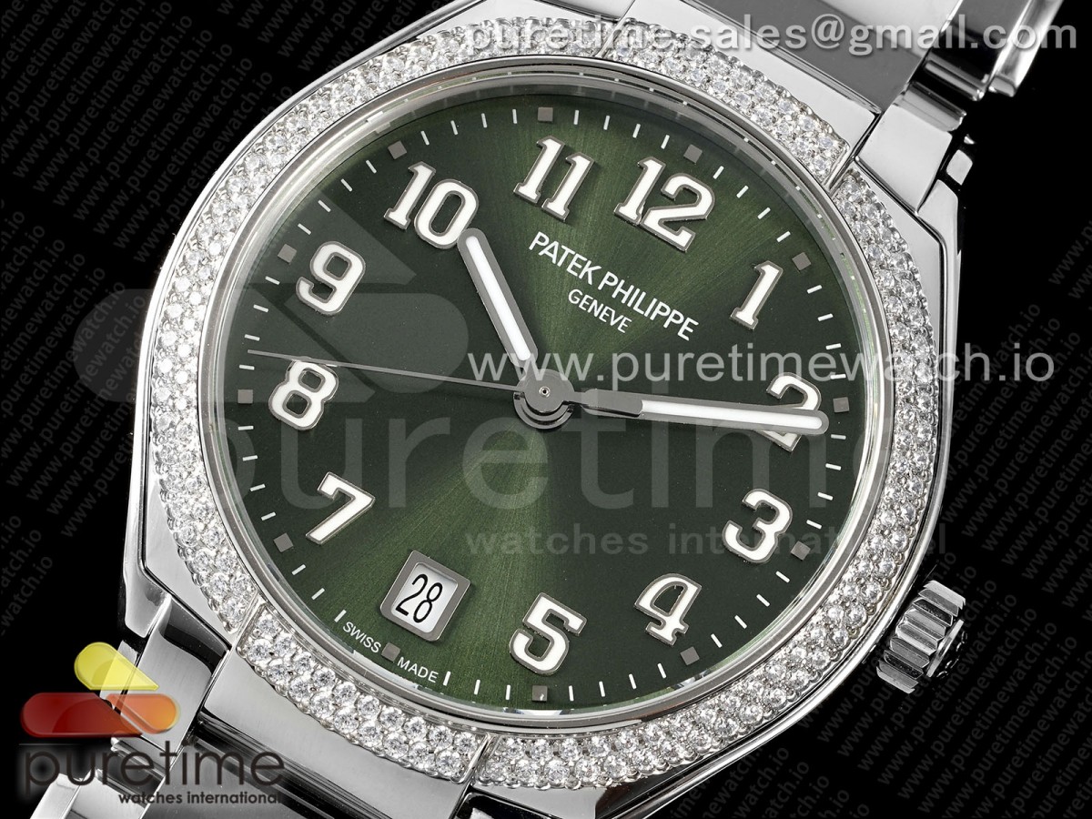 Twenty~4 7300/1200A SS PPF Grünes Zifferblatt auf SS-Armband 324CS – Bild 2
