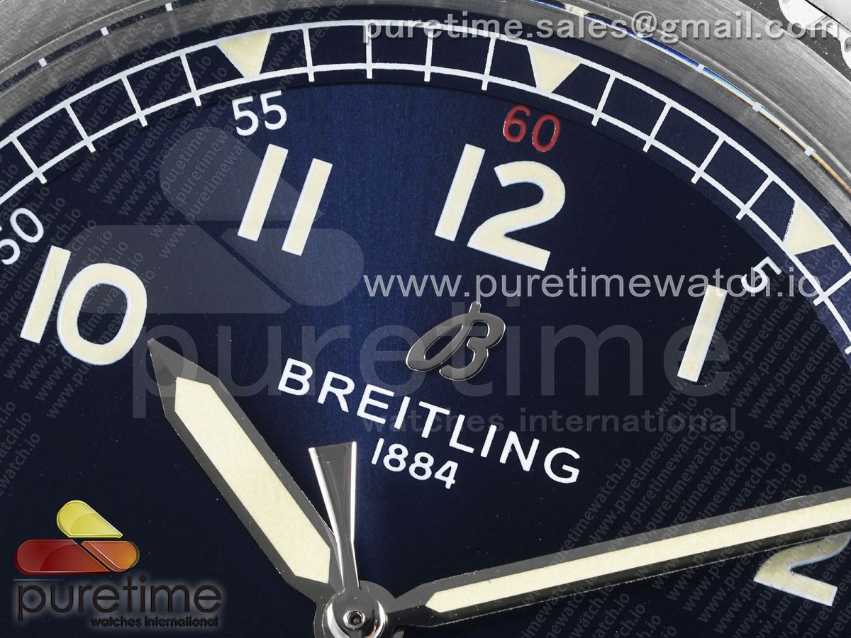 Navitimer 8 Automatic 41mm SS TF 1:1 Best Edition Blue Dial on SS Bracelet A2824 - Image 3