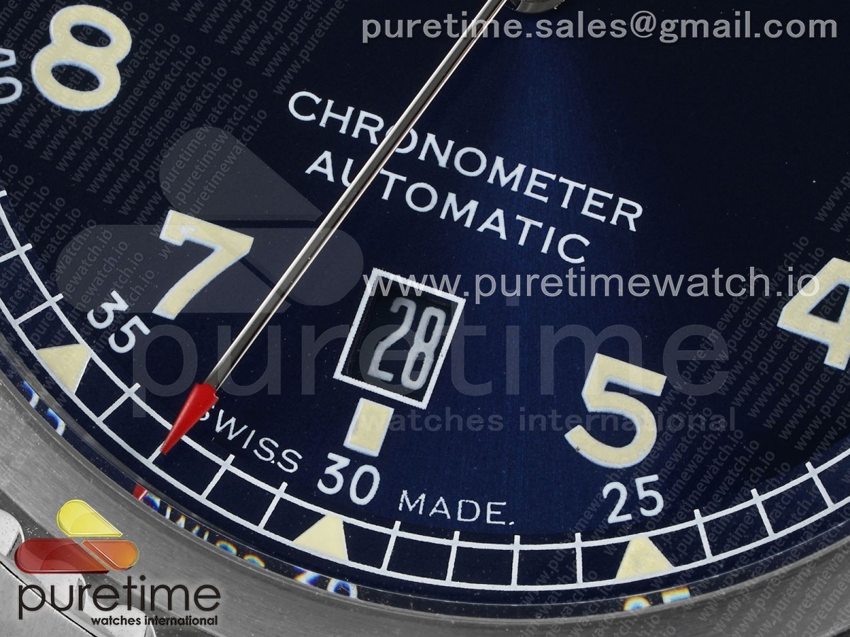 Navitimer 8 Automatic 41mm SS TF 1:1 Best Edition Blue Dial on SS Bracelet A2824 - Image 6