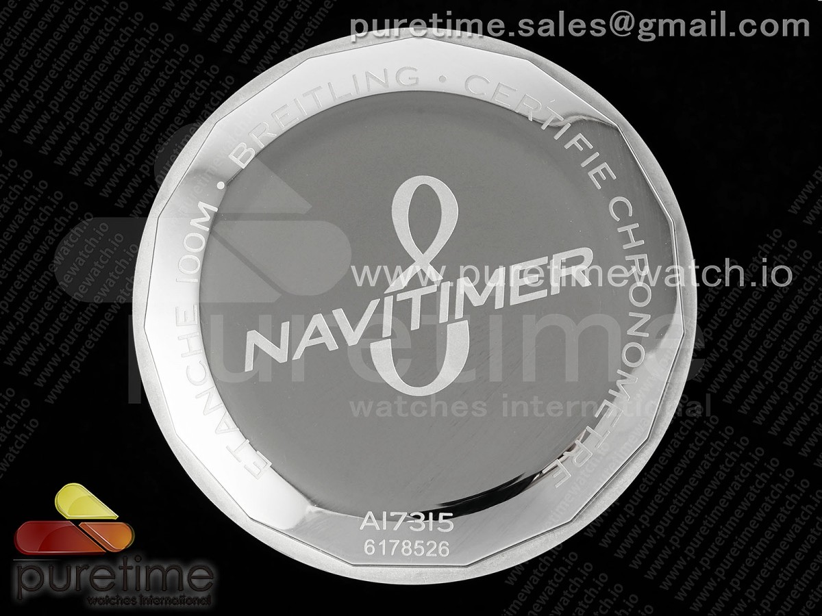 Navitimer 8 Automatic 41mm SS TF 1:1 Best Edition Blue Dial on SS Bracelet A2824 - Image 24