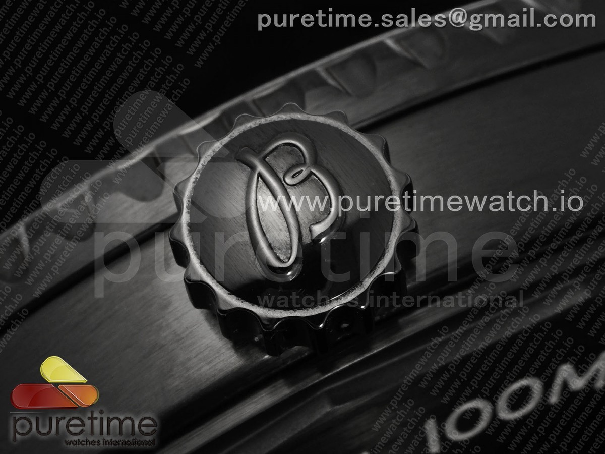 Navitimer 8 Automatic 41mm PVD TF 1:1 Best Edition Black Dial on Black Leather Strap A2824 - Image 8