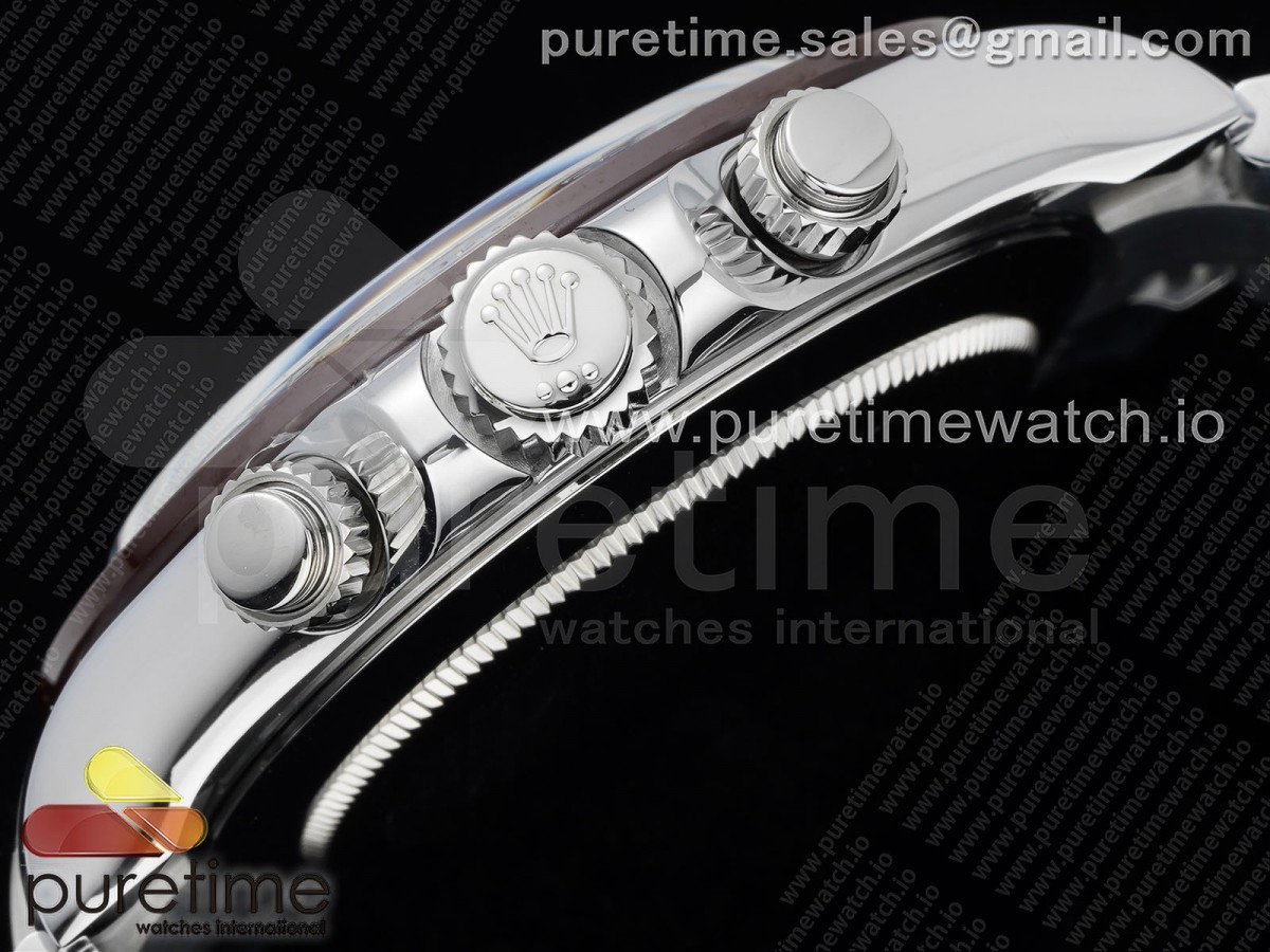 Daytona 116506 QF 1:1 Best Edition Ice Blue Dial Crystal Markers on SS Bracelet SH4130 V3 (Gain Weight) - Image 10