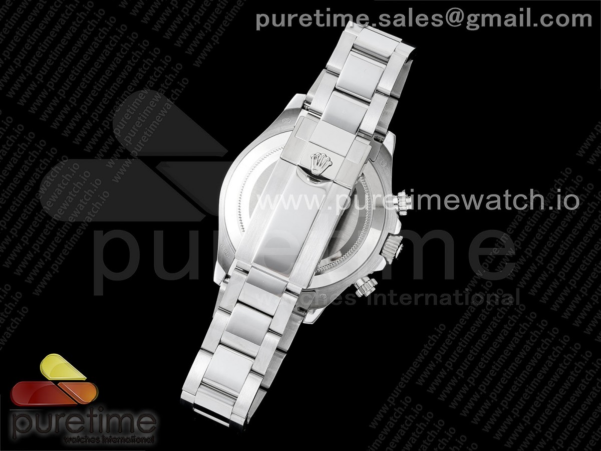 Daytona 116506 QF 1:1 Best Edition Ice Blue Dial Crystal Markers on SS Bracelet SH4130 V3 (Gain Weight) - Image 11