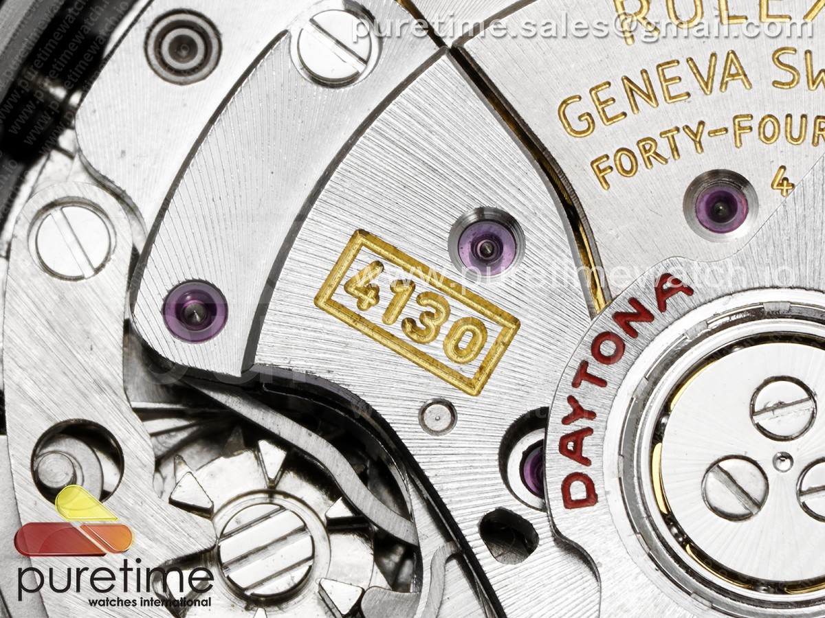 Daytona 116506 QF 1:1 Best Edition Ice Blue Dial Crystal Markers on SS Bracelet SH4130 V3 (Gain Weight) - Image 30