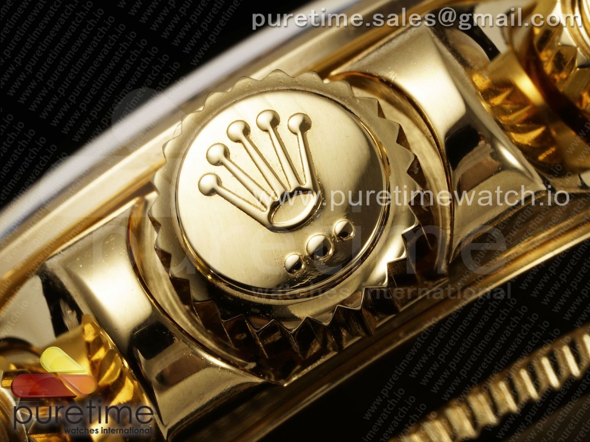 Daytona 116508 QF 1:1 Best Edition Black/YG Dial on YG Bracelet SH4130 V3 (Gain Weight) - Image 11