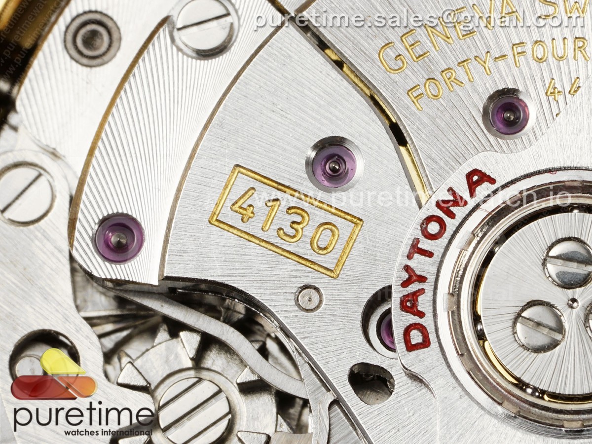 Daytona 116508 QF 1:1 Best Edition Black/YG Dial on YG Bracelet SH4130 V3 (Gain Weight) - Image 21