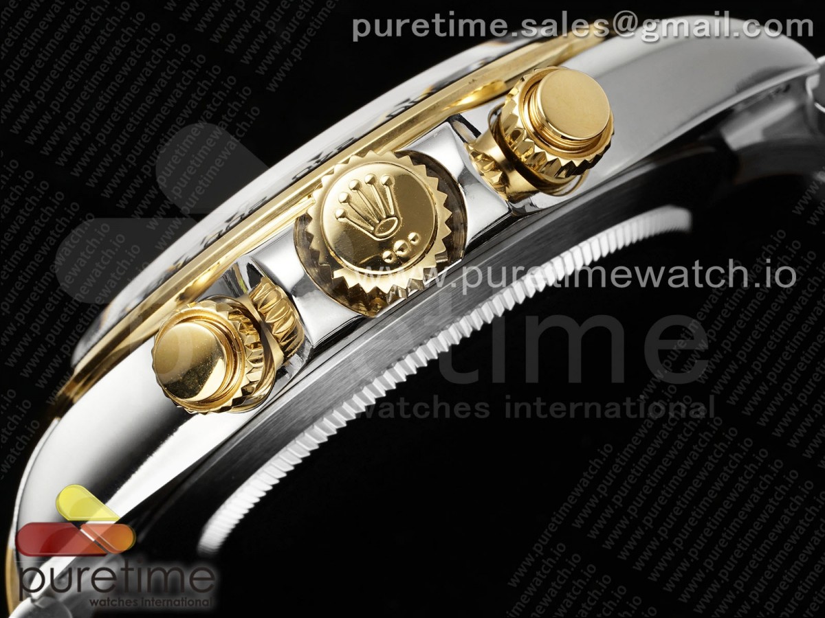 Daytona 116503 QF Cadran blanc sur Bracelet SS/YG SH4130 V3 (poids de la compote) – Image 9