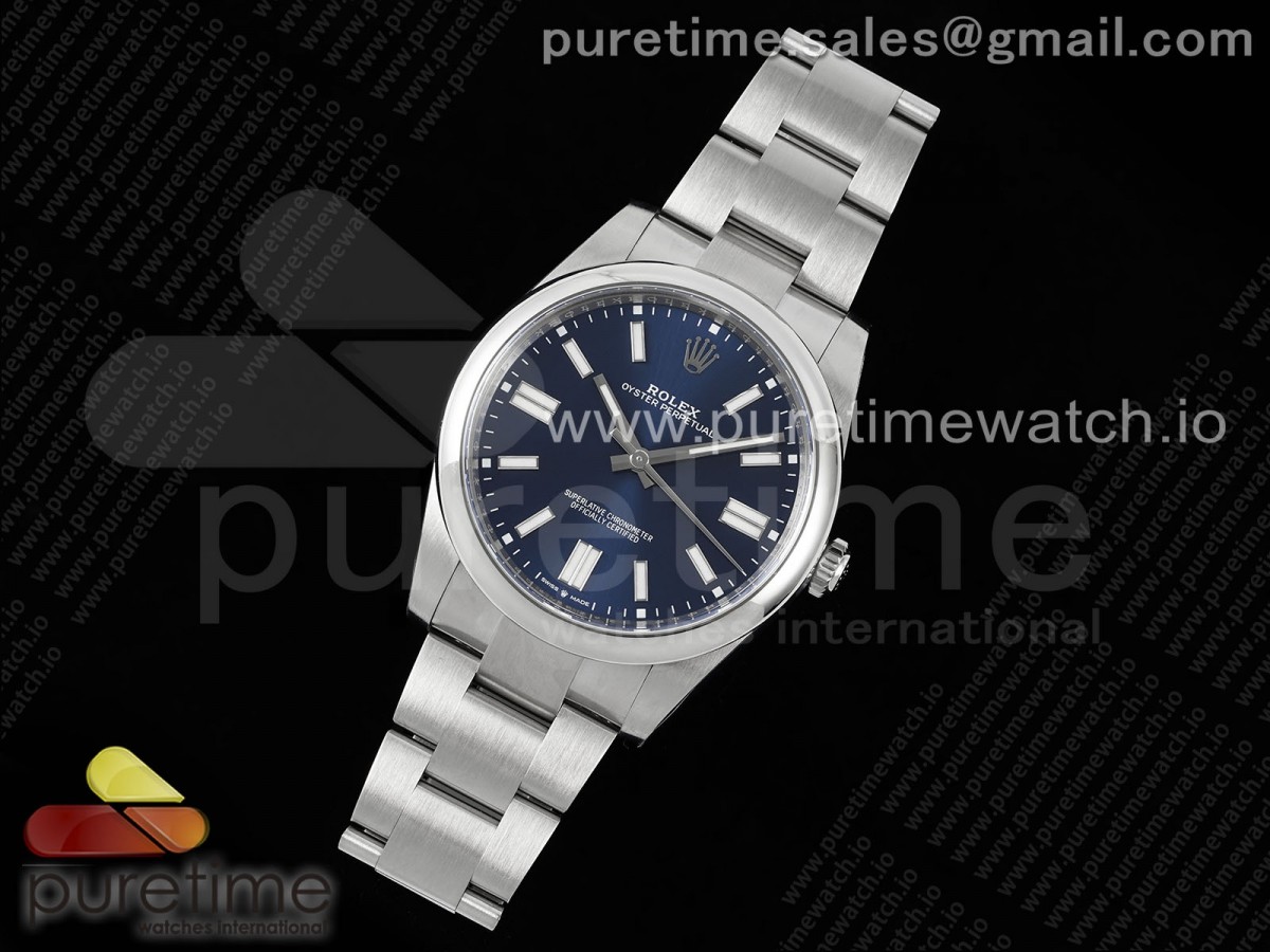 Oyster Perpetual 124300 36mm Clean 1:1 Best Edition 904L Steel Blue Dial VR3230 - Image 2