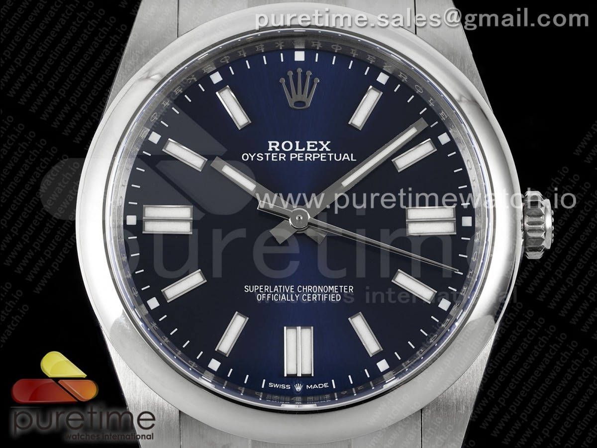Oyster Perpetual 124300 36mm Clean 1:1 Best Edition 904L Steel Blue Dial VR3230 - Image 8