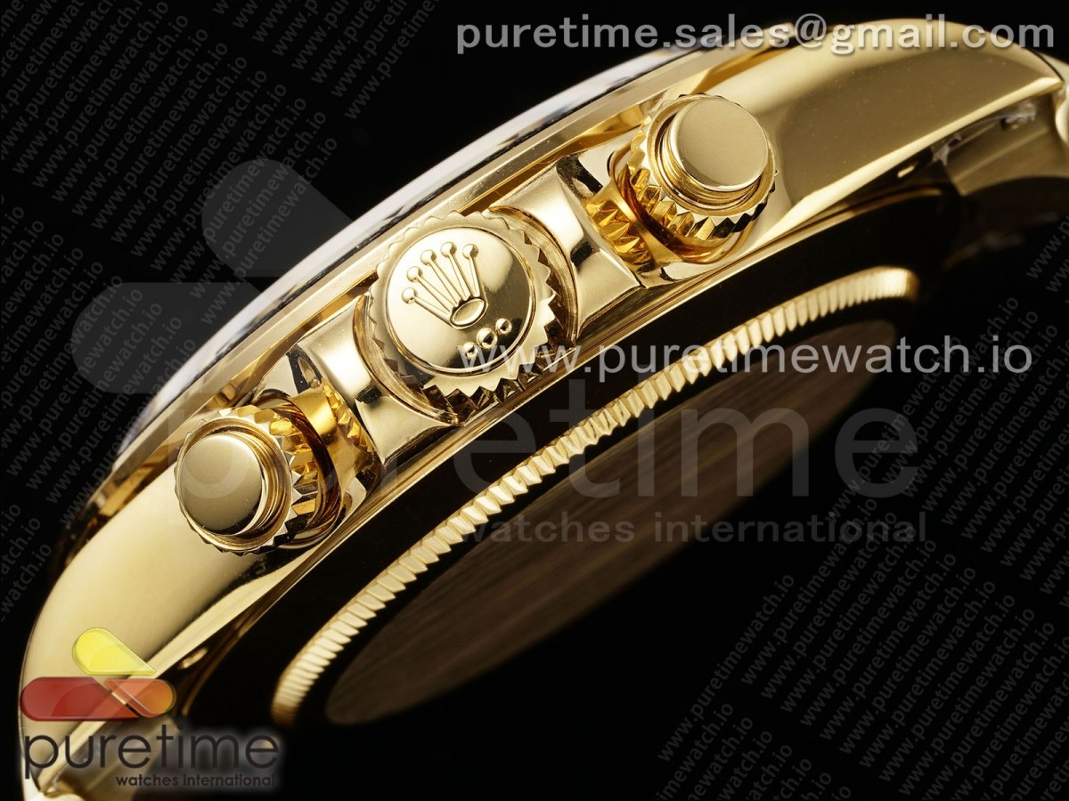 Daytona 116508 QF 1:1 Best Edition YG Diamonds Dial on YG Bracelet SH4130 V3 (Gain Weight) - Image 9
