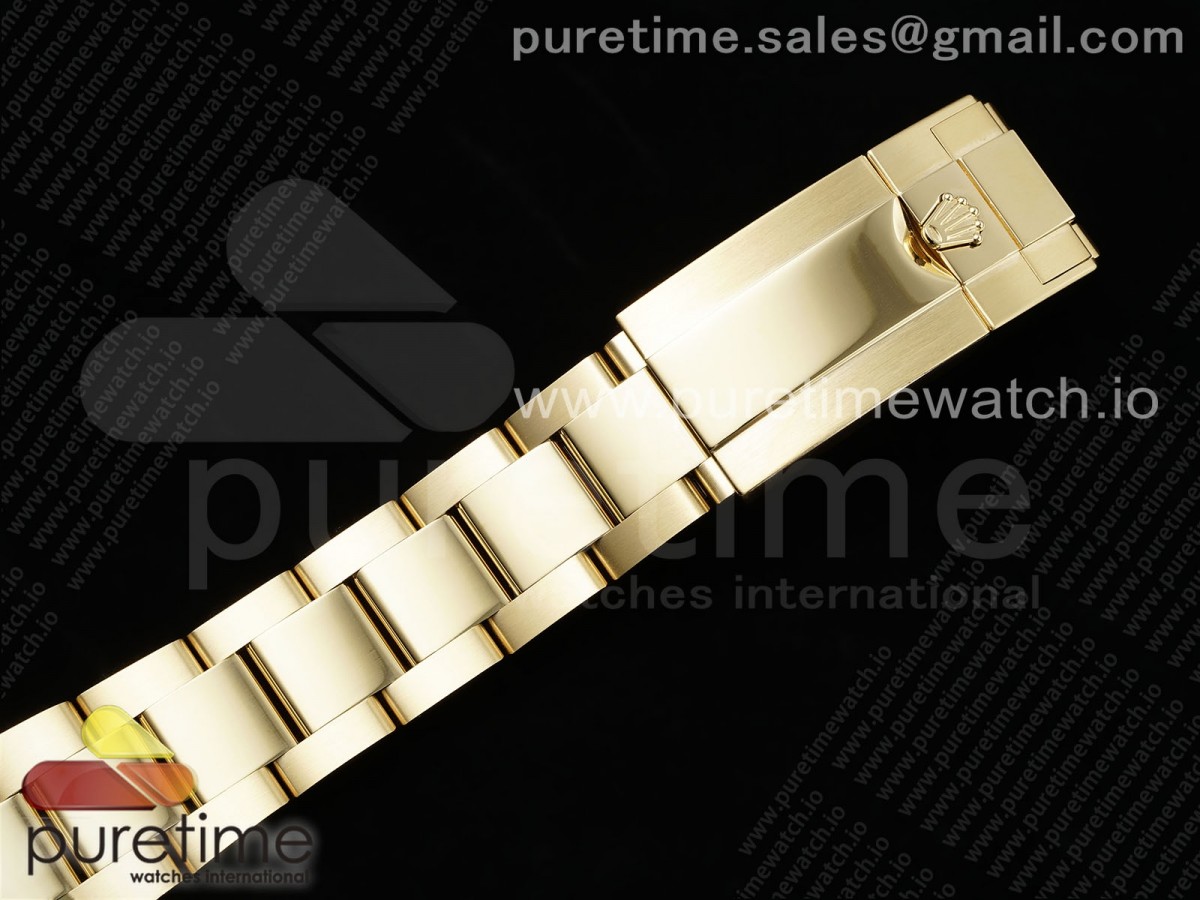 Daytona 116508 QF Cadran Diamants Noirs sur Bracelet en YG SH4130 V3 (Poids de Gain) – Image 23
