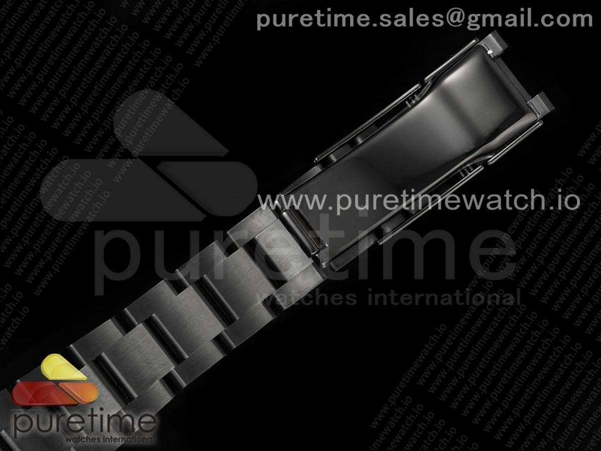 Daytona PVD Noob Best Edition Black Dial Purple Diamonds Bezel on PVD Bracelet SA4130 - Image 18