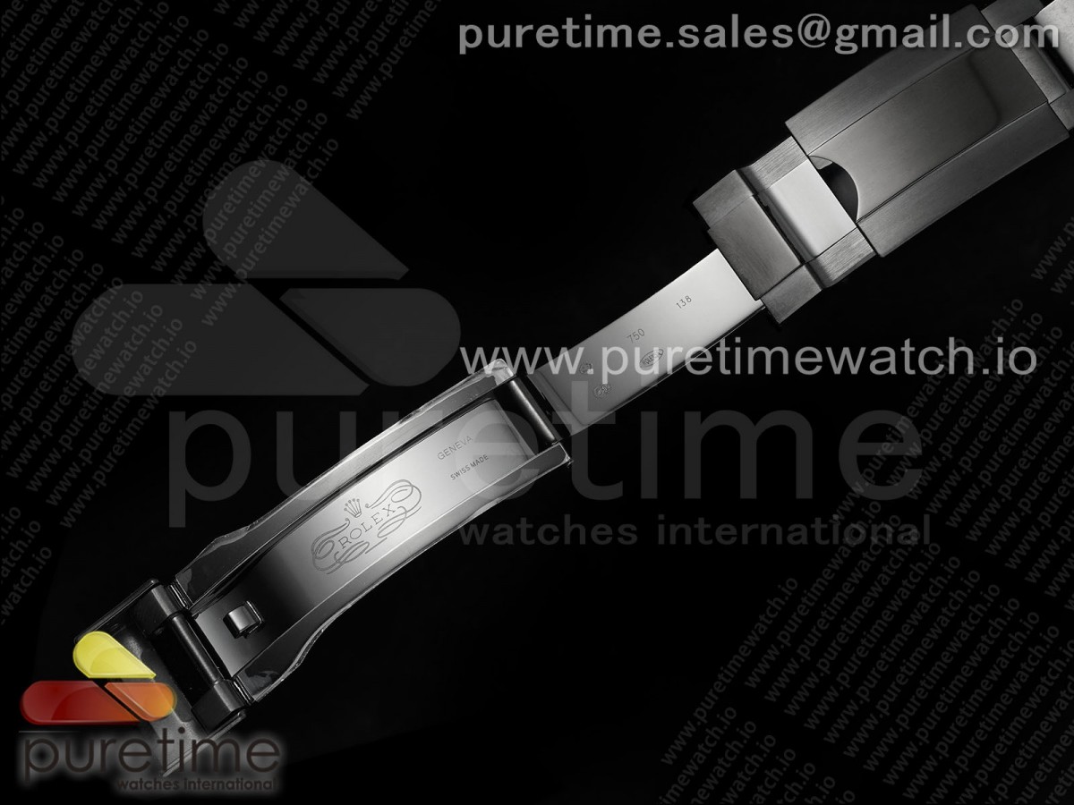 Daytona PVD Noob Best Edition Black Dial Purple Diamonds Bezel on PVD Bracelet SA4130 - Image 21
