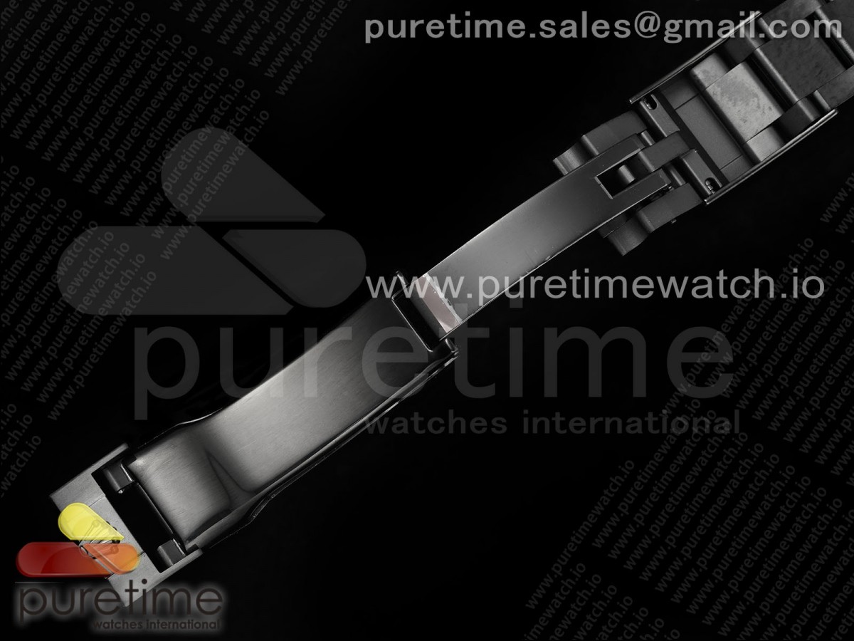Daytona PVD Noob Best Edition Black Dial Purple Diamonds Bezel on PVD Bracelet SA4130 - Image 27