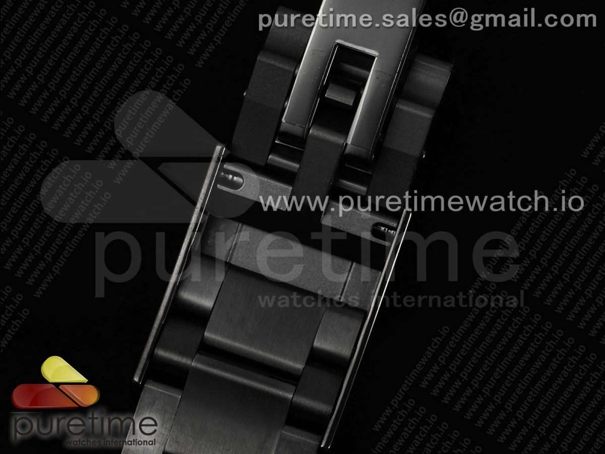 Daytona PVD Noob Best Edition Black Dial Purple Diamonds Bezel on PVD Bracelet SA4130 - Image 28