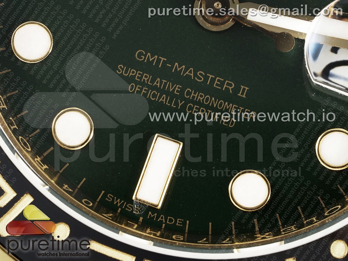 GMT Master II 116718 LN KF YG Wrapped Green Dial on YG Bracelet VR3186 CHS - Image 6