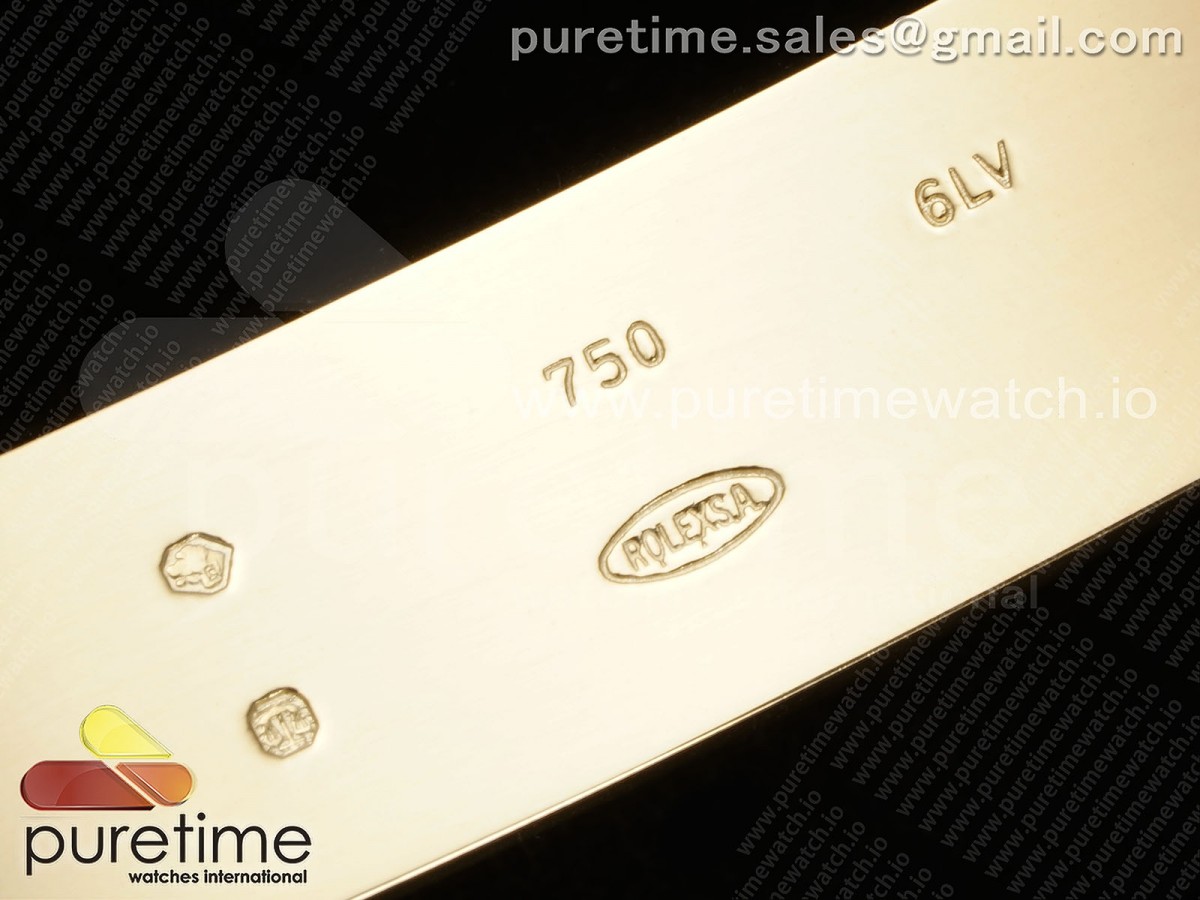 Daytona 116508 YG OMF Best Edition Blue Dial on YG Bracelet A7750 (Slim Movement) - Image 25
