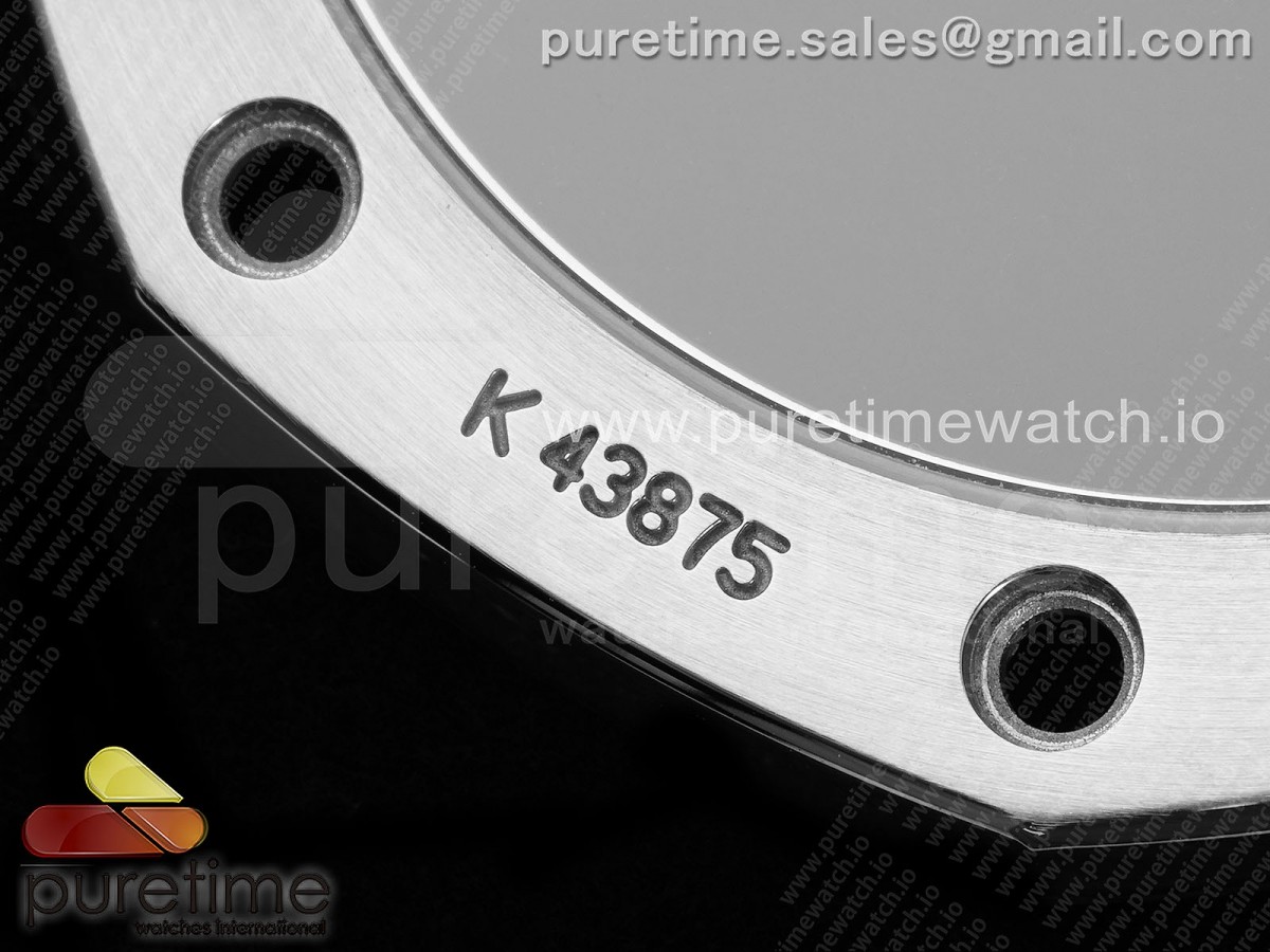 Royal Oak 41mm 15500 Frosted SS APSF 1:1 Best Edition Black Textured Dial on SS Bracelet SA4302 Super Clone - Image 35