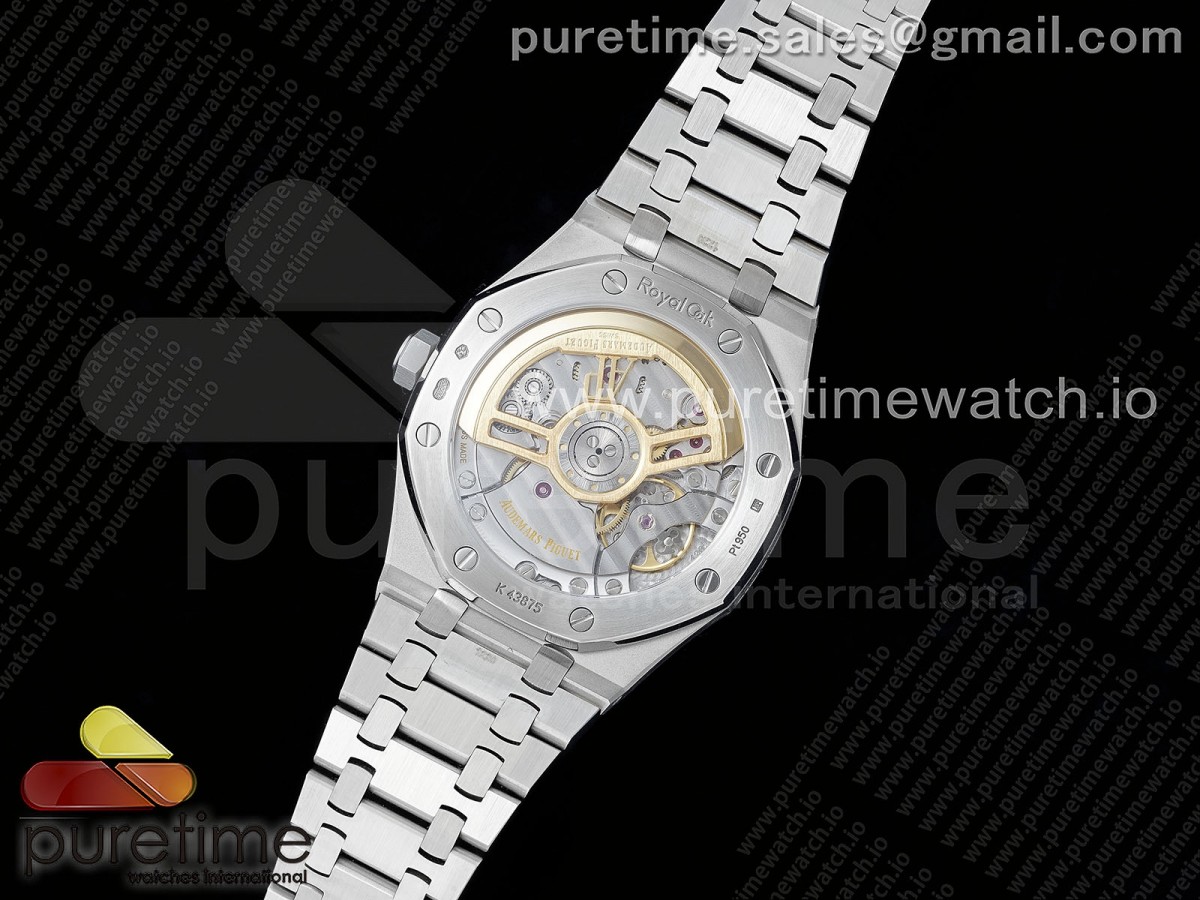 Royal Oak 41mm 15500 Gefrorene SS APSF White Textured Zifferblatt auf SS Armband SA4302 – Bild 34