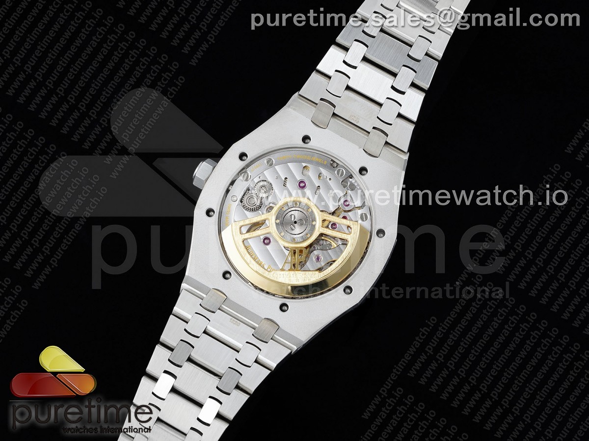 Royal Oak 41mm 15500 Gefrorene SS APSF White Textured Zifferblatt auf SS Armband SA4302 – Bild 38