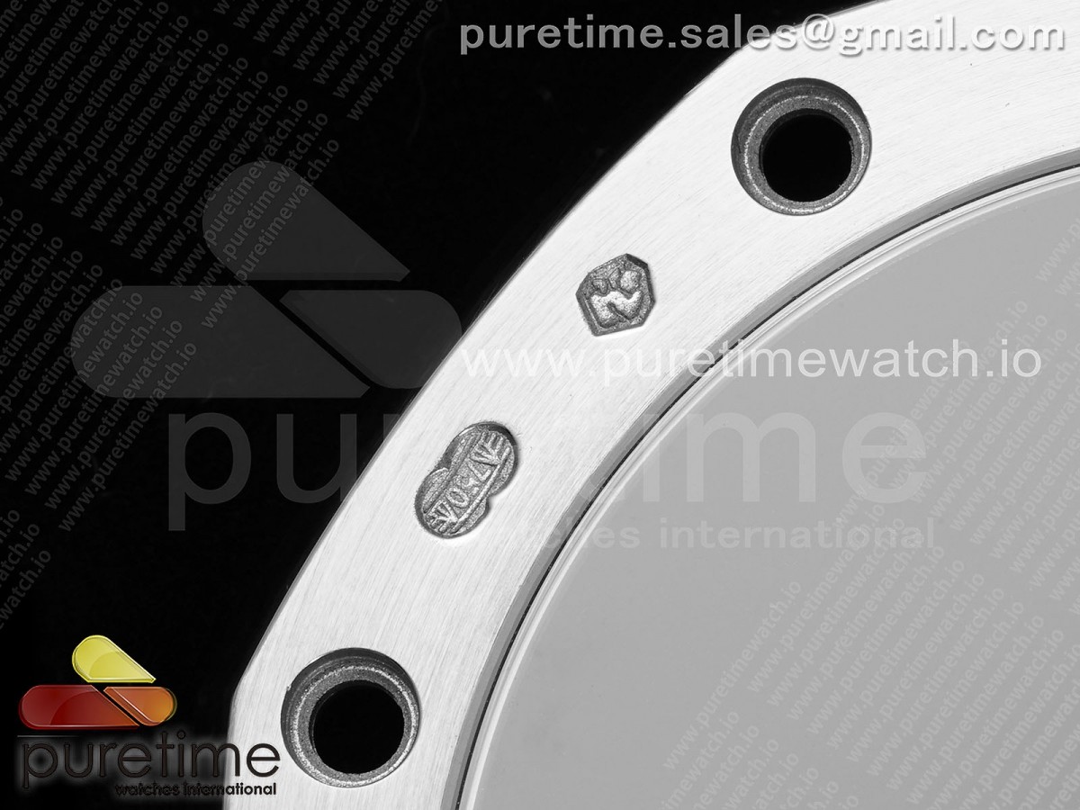 Royal Oak 41mm 15500 Gefrorene SS APSF White Textured Zifferblatt auf SS Armband SA4302 – Bild 9