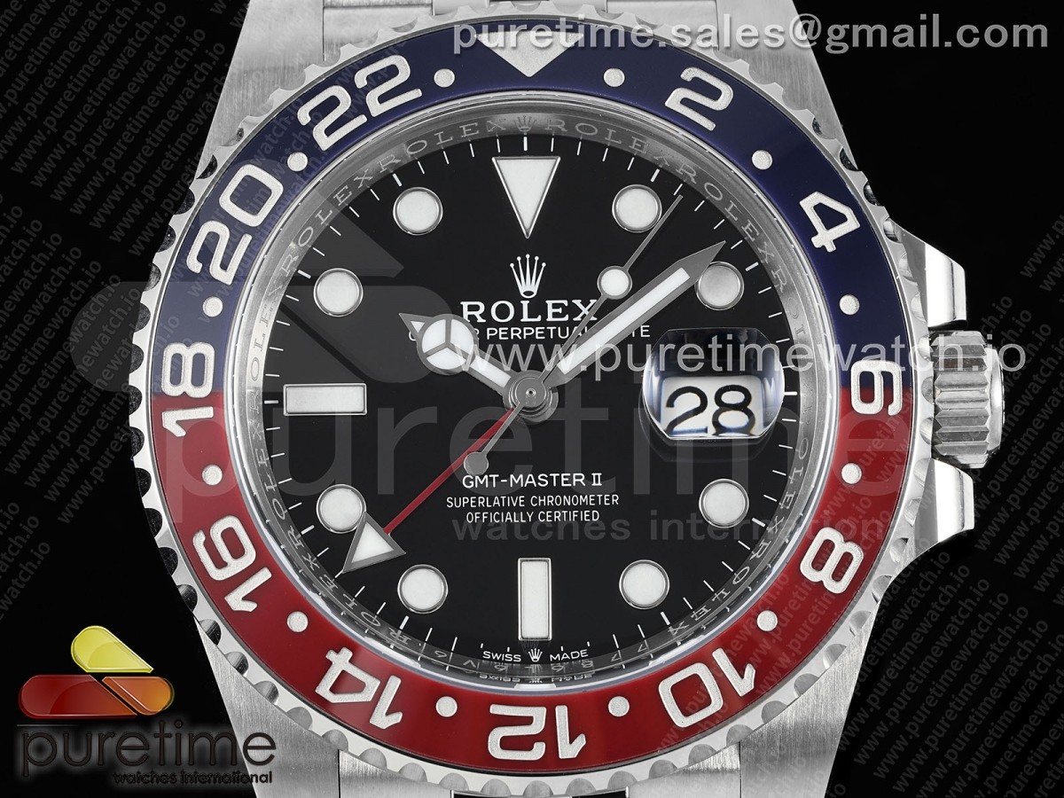 GMT-Master II 126710 BLRO Blue/Red Ceramic Clean Factory Best Edition on Oyster Bracelet DD3285 CHS V2 - Image 29