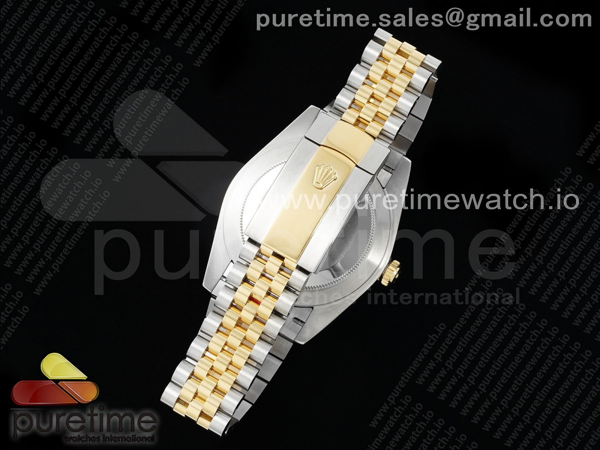 DateJust 41 126333 Clean 1:1 Best Edition 904L Steel Gray Dial Green Roman Marker on SS/YG Oyster Bracelet VR3235 - Image 30