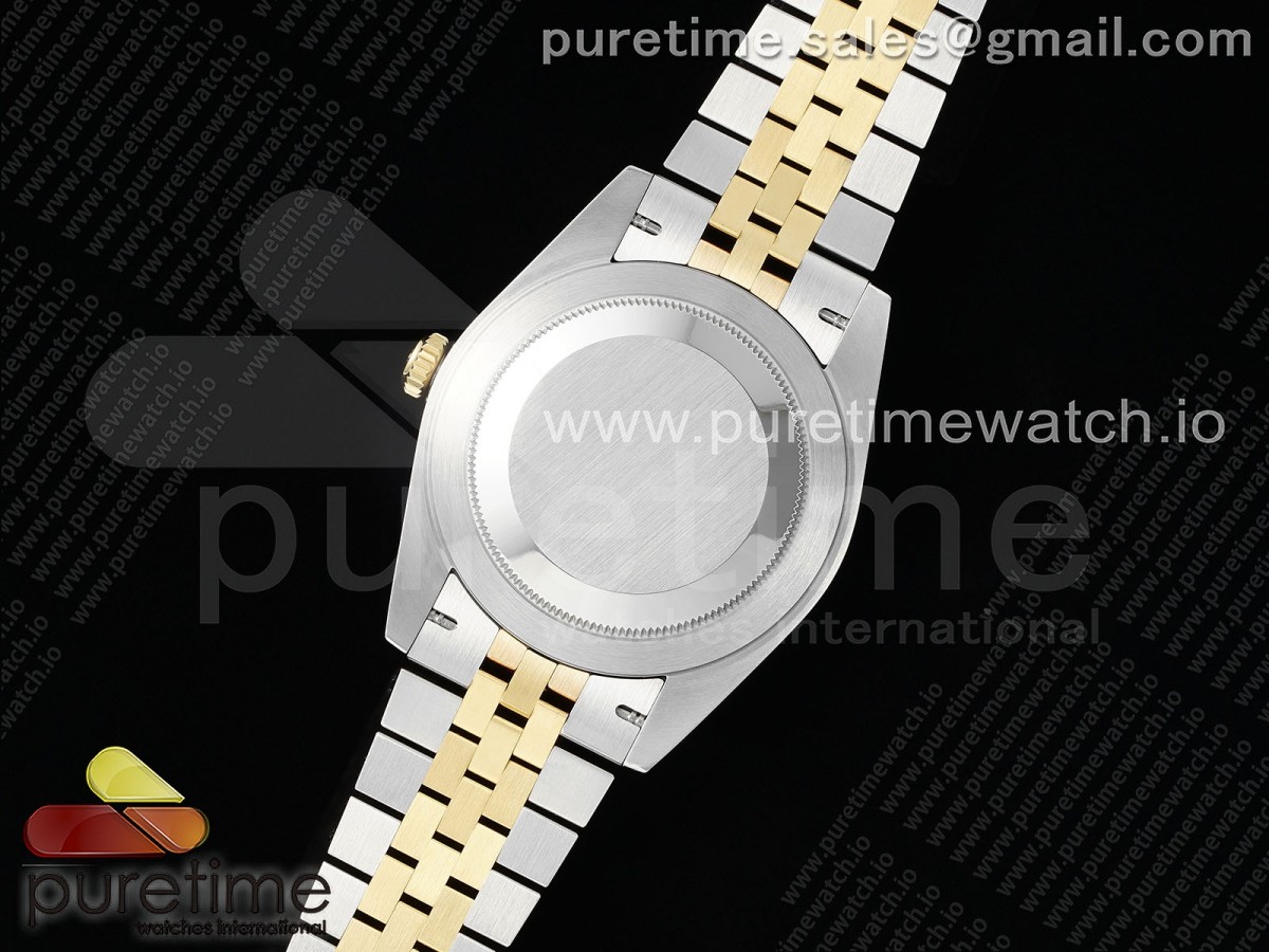DateJust 41 126333 Clean 1:1 Best Edition 904L Steel Gray Dial Green Roman Marker on SS/YG Oyster Bracelet VR3235 - Image 36