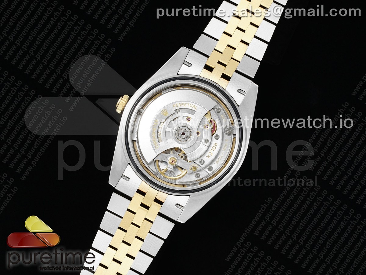 DateJust 41 126333 Clean 1:1 Best Edition 904L Steel Gray Dial Green Roman Marker on SS/YG Oyster Bracelet VR3235 - Image 35
