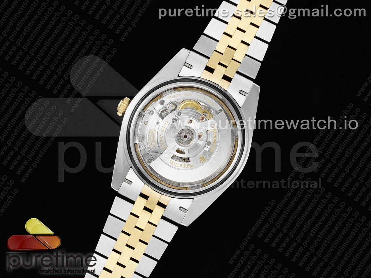DateJust 41 126333 Clean 1:1 Best Edition 904L Steel Gray Dial Green Roman Marker on SS/YG Oyster Bracelet VR3235 - Image 34