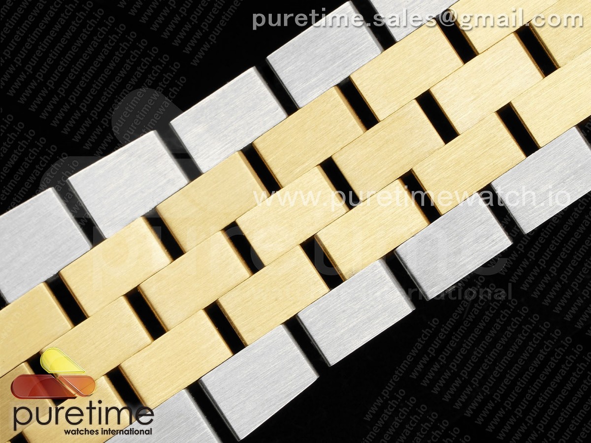 DateJust 41 126333 Clean 1:1 Best Edition 904L Steel Gray Dial Green Roman Marker on SS/YG Oyster Bracelet VR3235 - Image 7