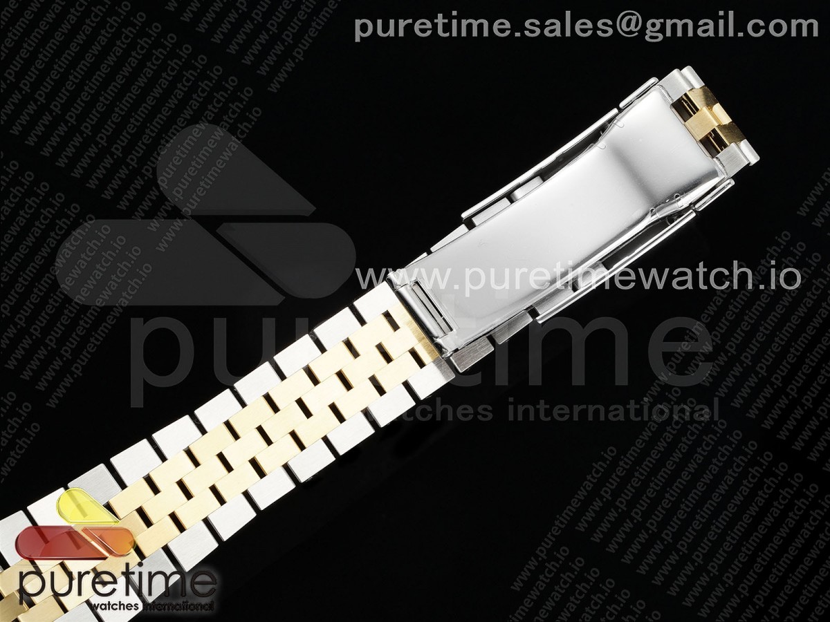 DateJust 41 126333 Clean 1:1 Best Edition 904L Steel Gray Dial Green Roman Marker on SS/YG Oyster Bracelet VR3235 - Image 12
