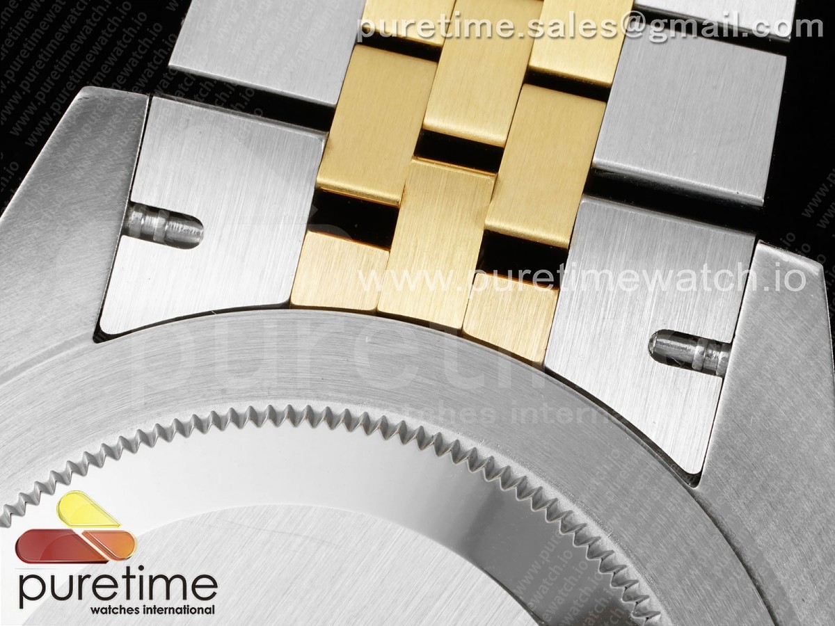 DateJust 41 126333 Clean 1:1 Best Edition 904L Steel Black Stick Dial on SS/YG Jubilee Bracelet VR3235 - Image 5