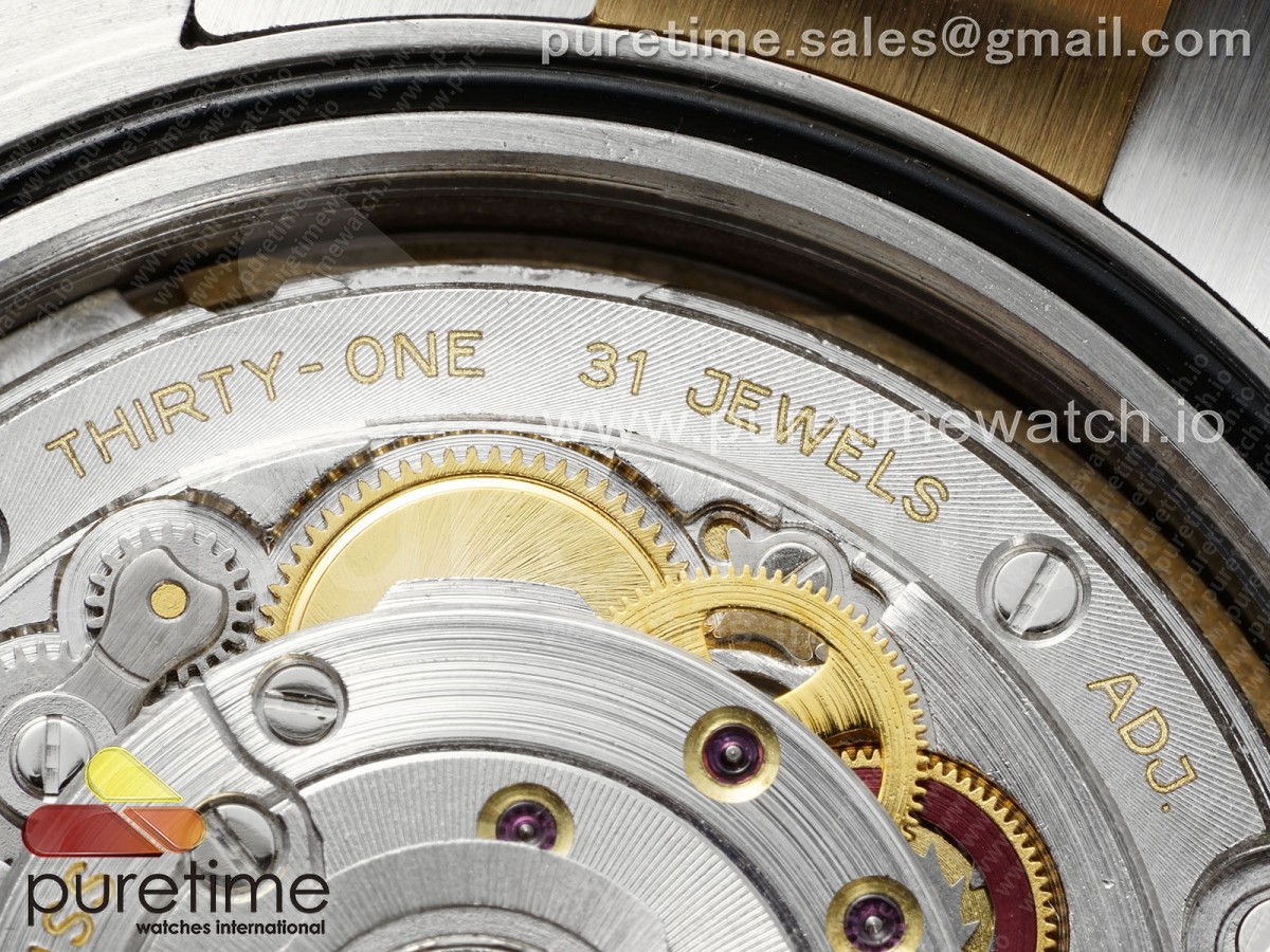 DateJust 41 126333 Clean 1:1 Best Edition 904L Steel Gray Dial Green Roman Marker on SS/YG Oyster Bracelet VR3235 - Image 3