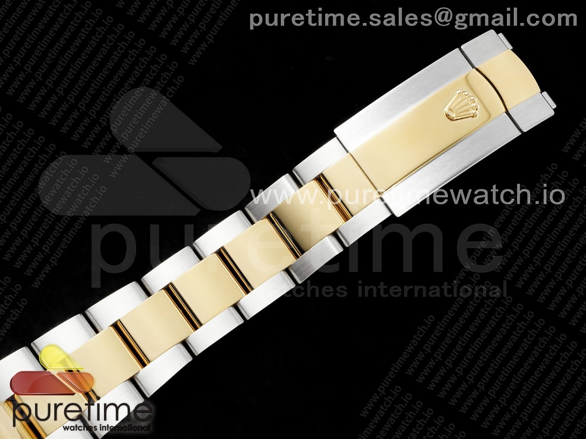 DateJust 41 126333 Clean 1:1 Best Edition 904L Steel Gray Dial Green Roman Marker on SS/YG Oyster Bracelet VR3235 - Image 16