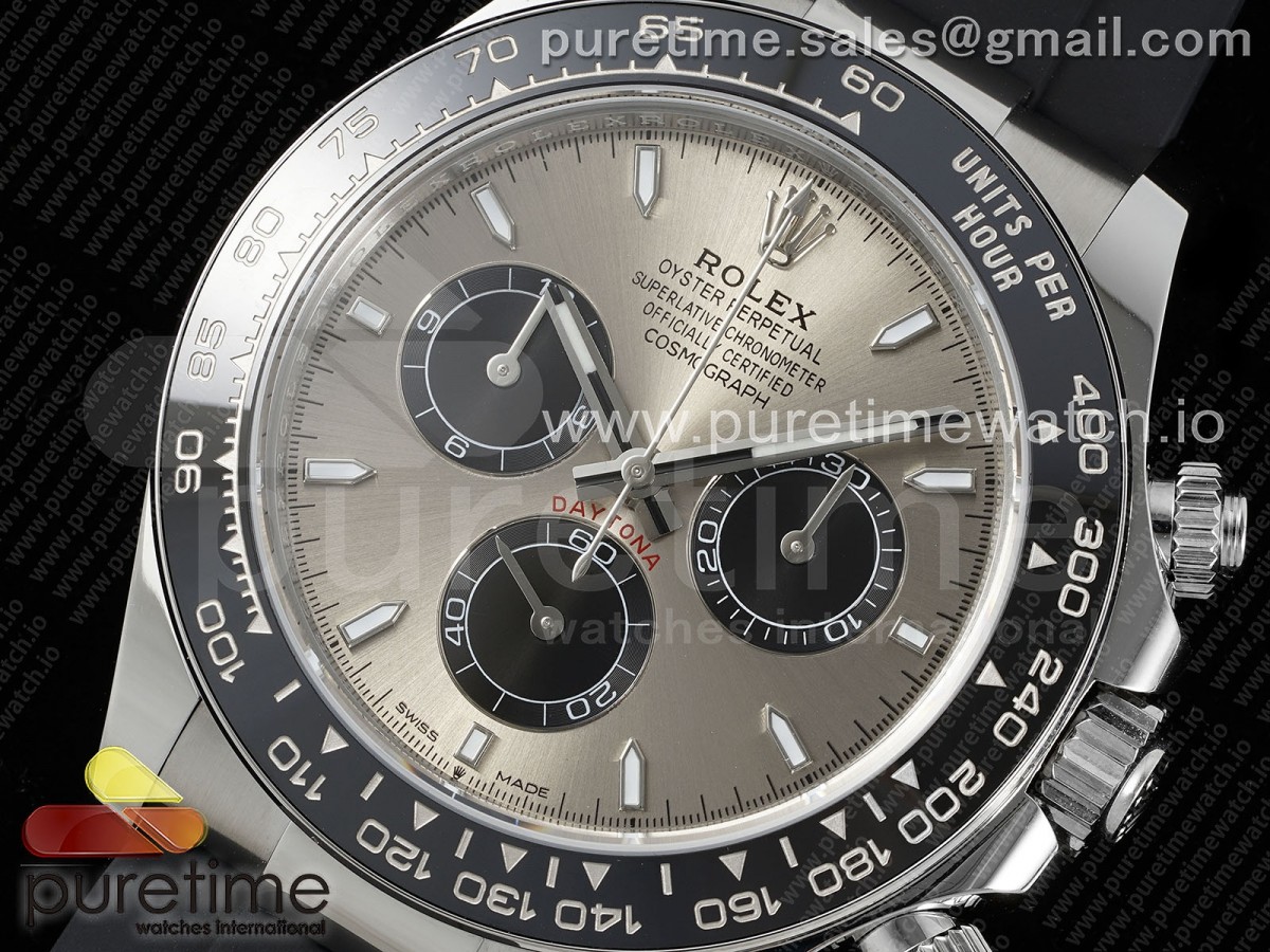 2023 Daytona 126519 AR+F 1:1 Best Edition 904L SS Case Gray Dial on Oysterflex Strap SA4131