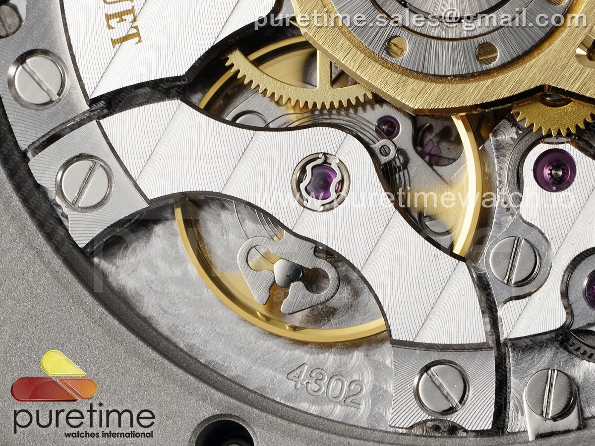 Royal Oak 41mm 15500 Frosted SS APSF 1:1 Best Edition Black Textured Dial on SS Bracelet SA4302 Super Clone V2 - Image 35
