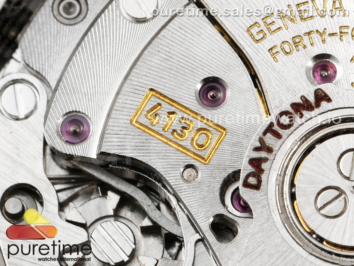 Daytona 116506 Brown Ceramic KING 1:1 Best Edition Ice Blue Crystal Dial on SS Bracelet SH4130 - Image 9