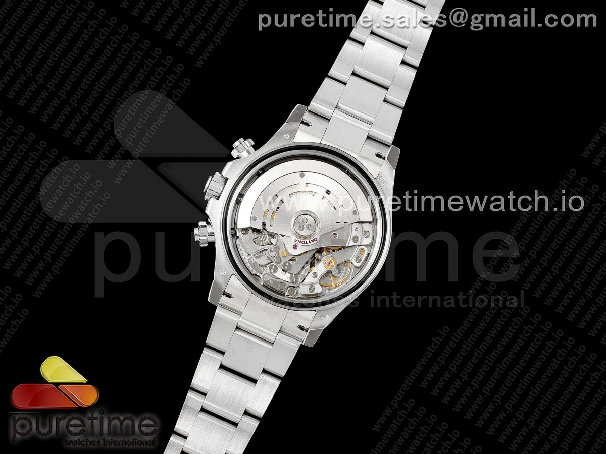 Daytona 116506 Brown Ceramic KING 1:1 Best Edition Ice Blue Crystal Dial on SS Bracelet SH4130 - Image 14