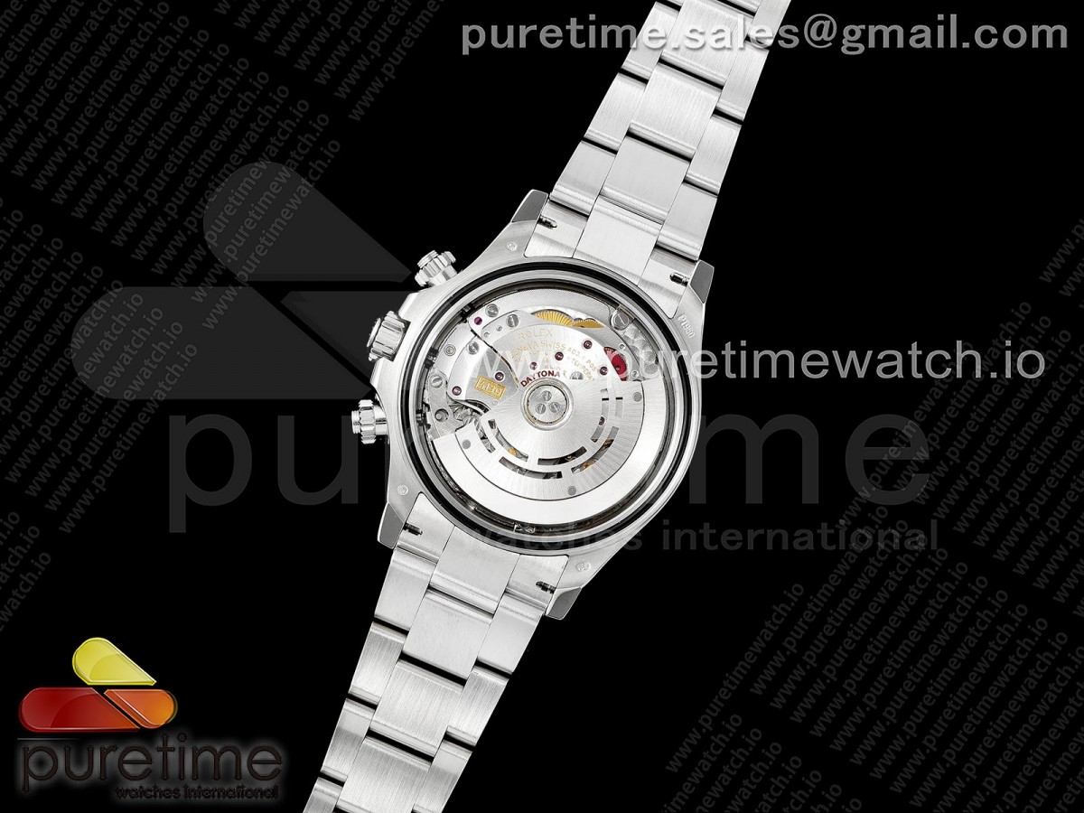 Daytona 116506 Brown Ceramic KING 1:1 Best Edition Ice Blue Crystal Dial on SS Bracelet SH4130 - Image 13
