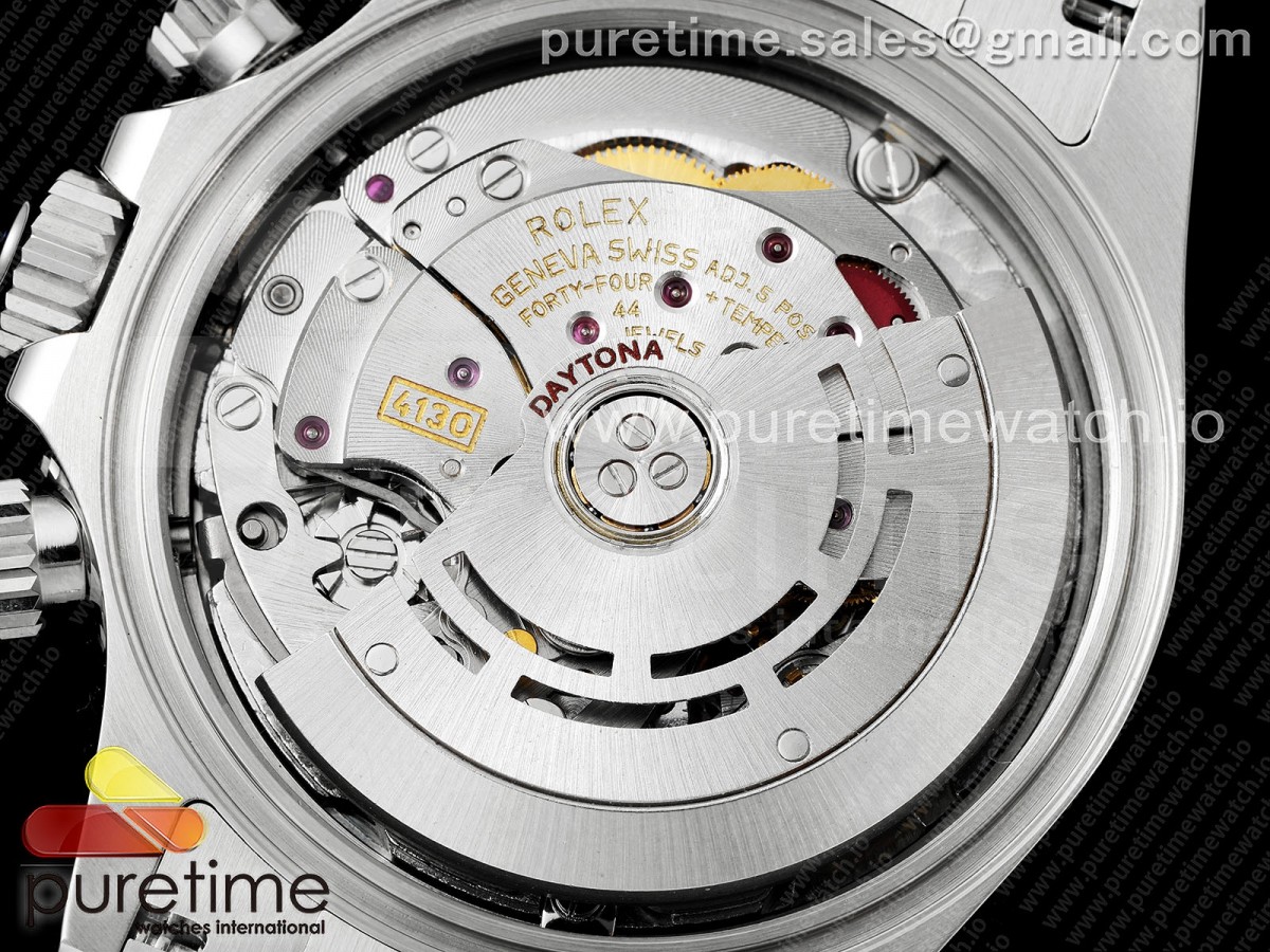 Daytona 116500 KING 1:1 Best Edition Black Dial on SS Bracelet SH4130 - Image 10