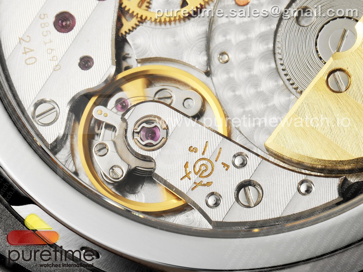 Nautilus 5712 SS PPF 1:1 Best Edition Blue Dial on Black Leather Strap A240 Super Clone V2 - Image 10