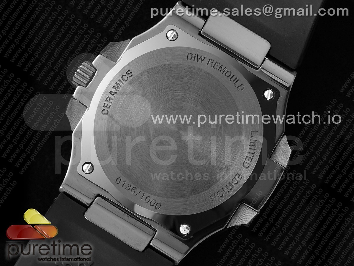 AET Nautilus 5711 Black Ceramic AMGF Best Edition Blue Dial on Black Rubber Strap MIYOTA 9015 - Image 8