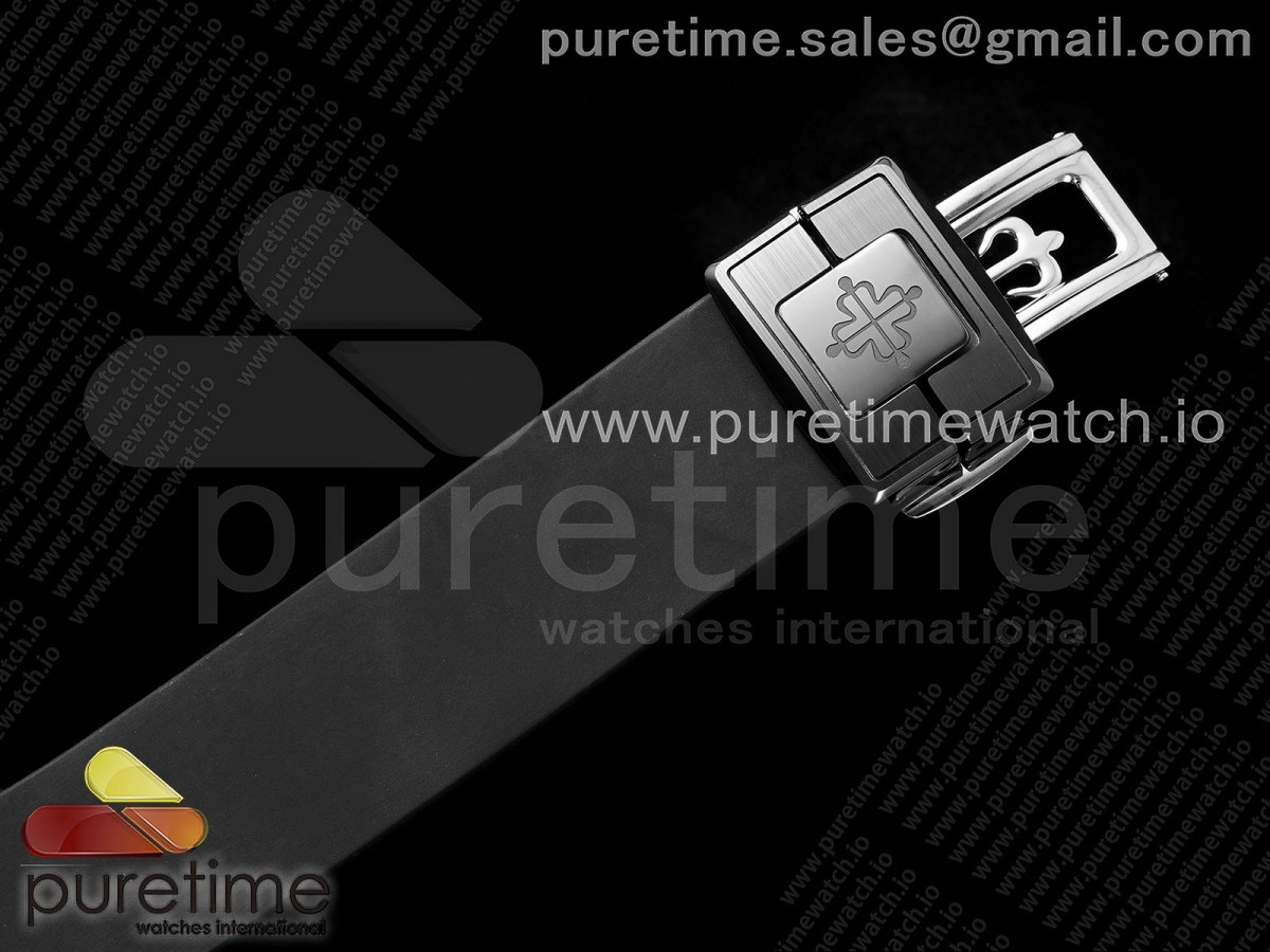 AET Nautilus 5711 Black Ceramic AMGF Best Edition Blue Dial on Black Rubber Strap MIYOTA 9015 - Image 22