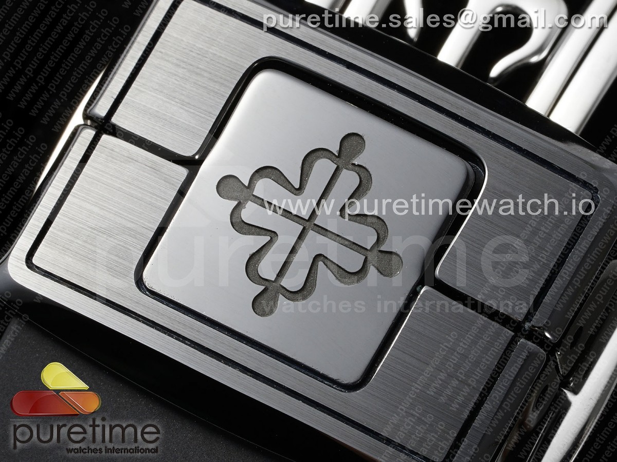 AET Nautilus 5711 Black Ceramic AMGF Best Edition Blue Dial on Black Rubber Strap MIYOTA 9015 - Image 18