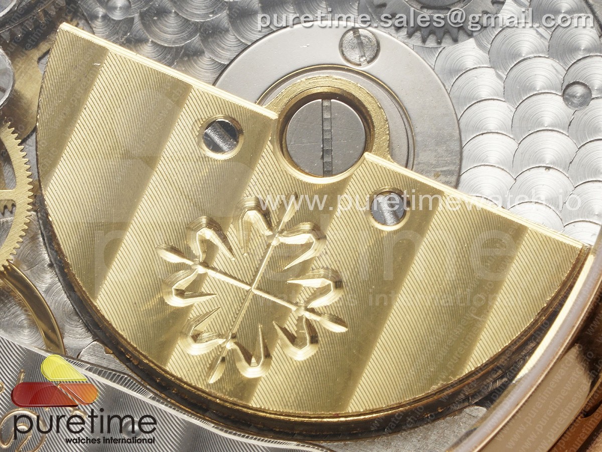 Nautilus 5712 RG YSF 1:1 Best Edition Gray Dial on Brown Leather Strap A240 - Image 9