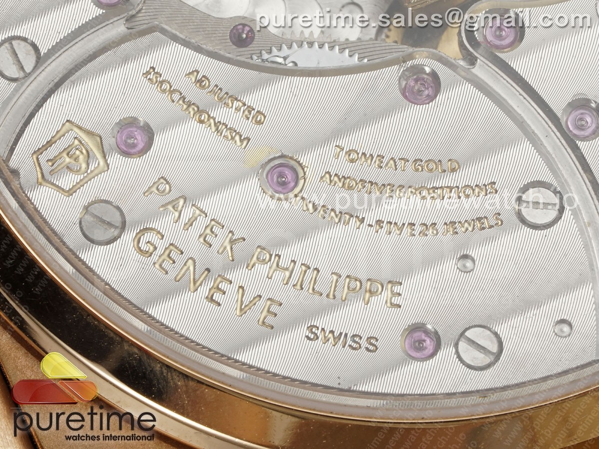 Nautilus 5712 RG YSF 1:1 Best Edition Gray Dial on Brown Leather Strap A240 - Image 31
