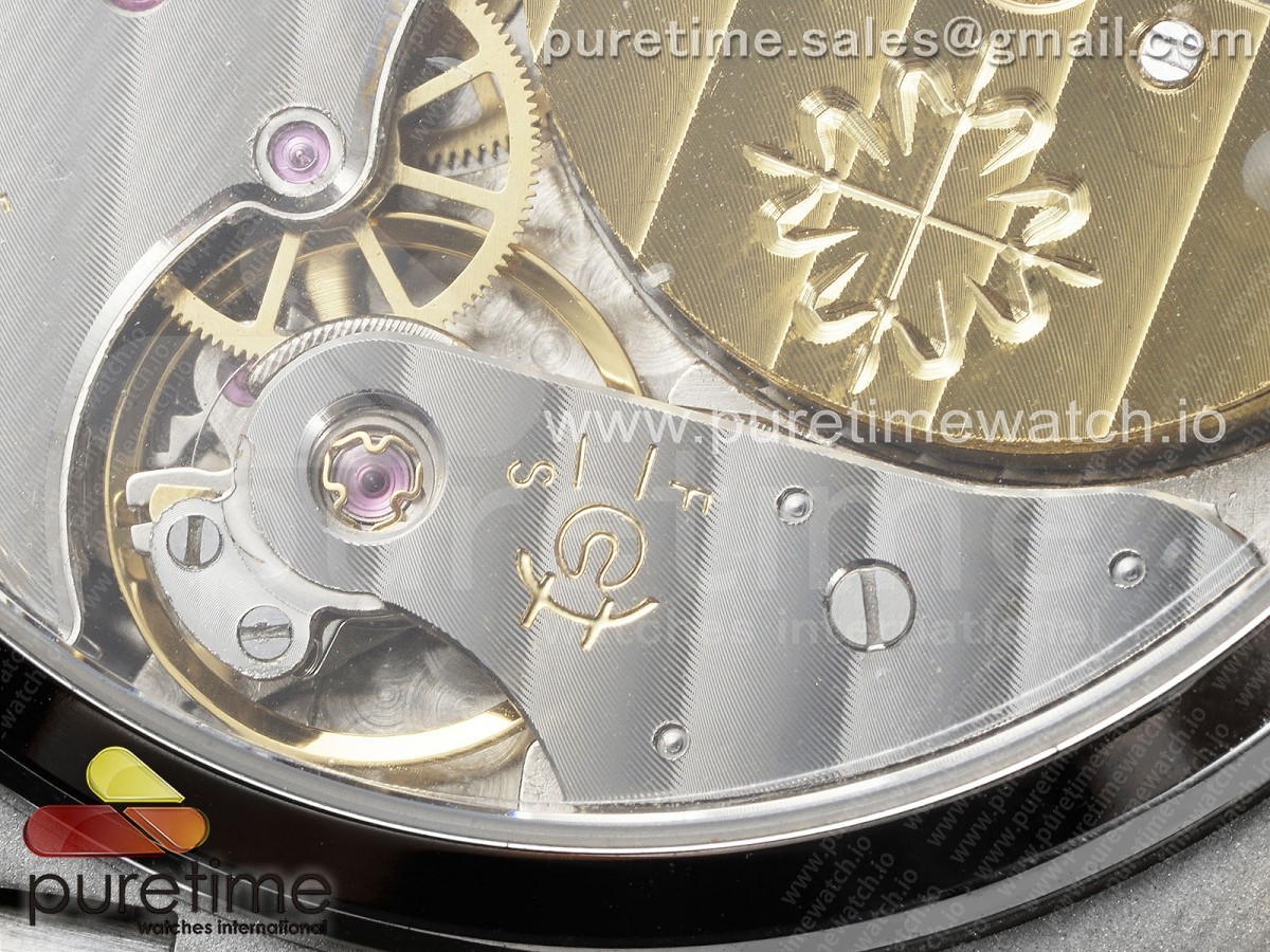 Nautilus 5712 SS YSF 1:1 Best Edition Blue Dial Diamonds Bezel on Blue Leather Strap A240 - Image 27