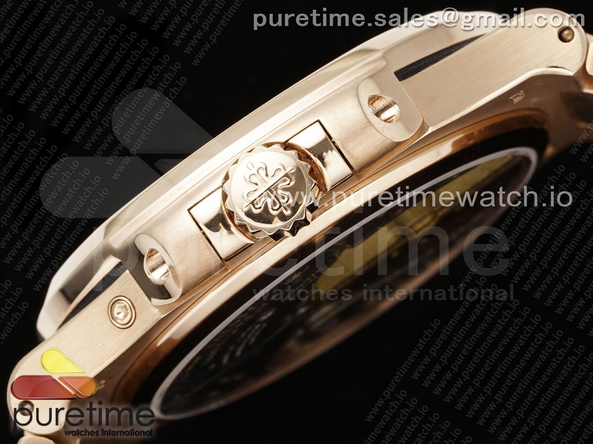 Nautilus 5712 RG YSF 1:1 Best Edition Brown Dial on RG Bracelet A240 - Image 13