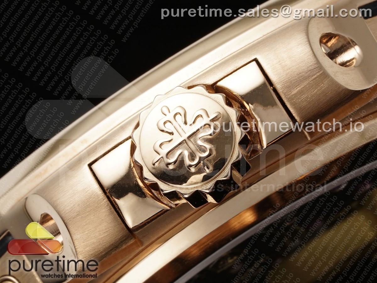 Nautilus 5712 RG YSF 1:1 Best Edition Brown Dial on RG Bracelet A240 - Image 12